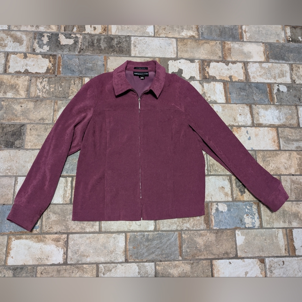 Norton McNaughton Size 10 Purple Blazer Jacket Career Professional Business